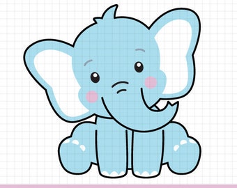 Download Baby elephant svg | Etsy