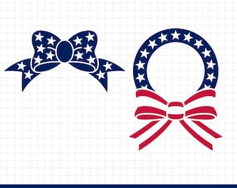 4 juli-rosettsvg, 4 juli-svg, fjärde juli-svg, amerikansk svg, patriotiskt monogram, för CriCut och Silhouette