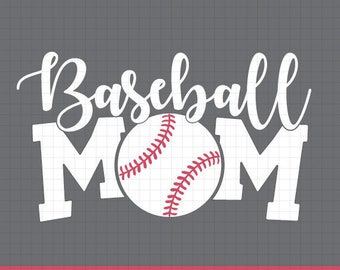 Baseball mom svg | Etsy