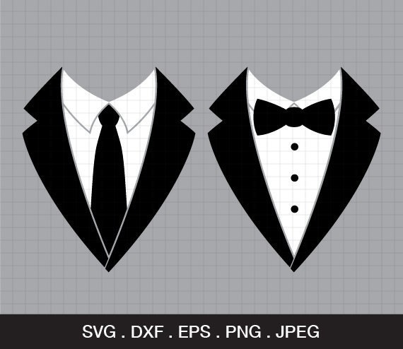 Tuxedo Svg Tuxedo Vector Tuxedo Clipart Cuttable Desi