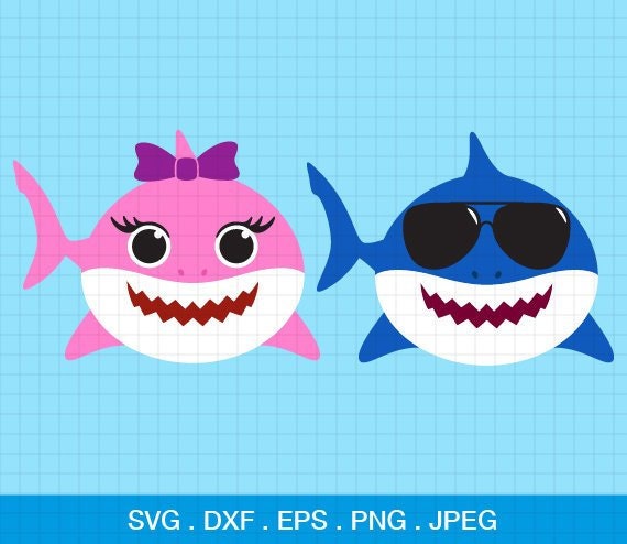 Free Free 72 Cricut Silhouette Baby Shark Svg Free SVG PNG EPS DXF File