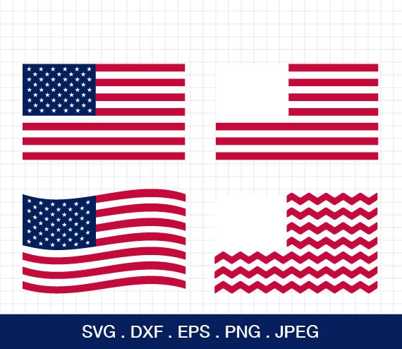 png dxf eps jpg USA flag svg American flag svg Independence day svg Patriotic svg Fourth of july svg USA svg US flag Cricut Silhouette svg