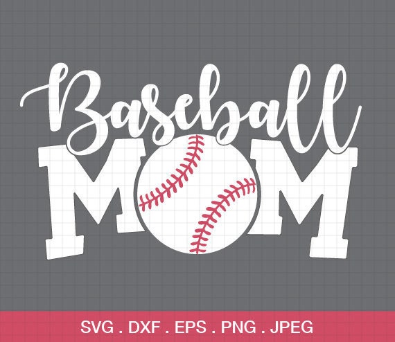 Baseball Mom Svg Baseball Svg Love Baseball Svg Baseball Etsy