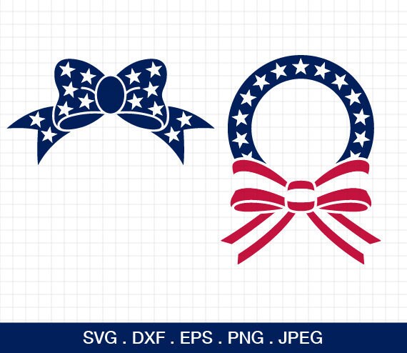 Download 4th Of July Bow Svg 4th Of July Svg Fourth Of July Svg Etsy