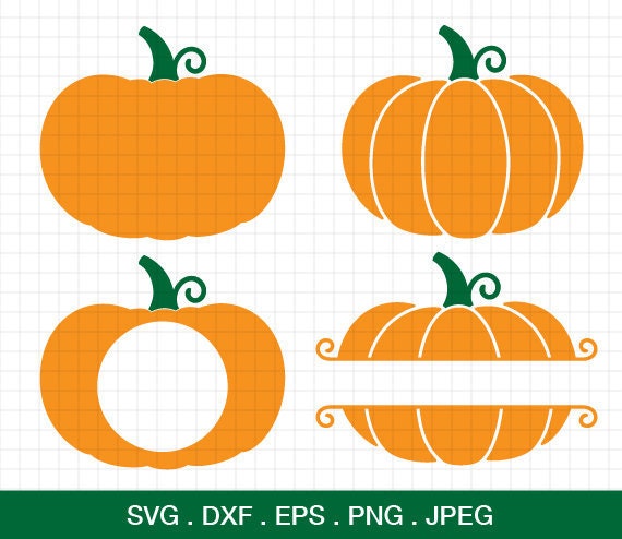 Download Halloween Pumpkin Svg Pumpkin Monogram Svg Fall Svg Etsy