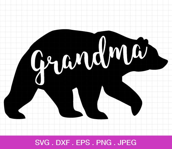 Download Grandma bear svg files Grandma bear svg Bear svg Grandma ...