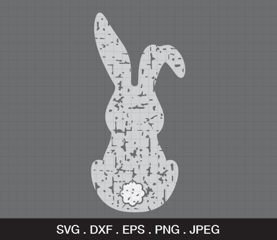 Download Easter Bunny Svg Rabbit Svg Grunge Bunny Svg Easter Svg Etsy
