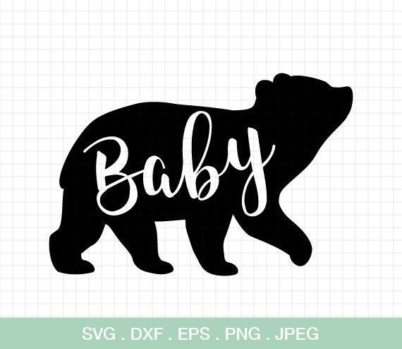 Baby Svg Files Little Bear Svg Baby Svg Files For Cricut Etsy