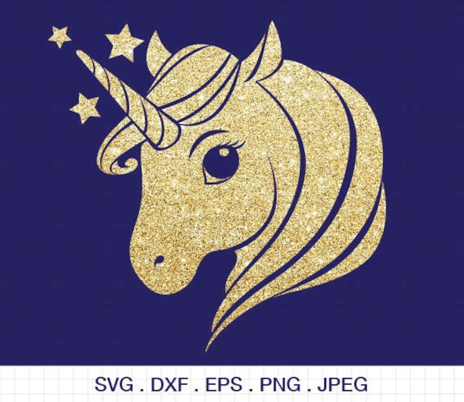 Unicorn Head Svg Unicorn Horn Svg Unicorn Svg Unicorn - Etsy