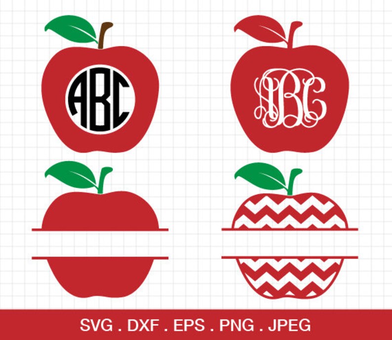 Download Apple SVG Chevron Apple svg Apple Monogram svg Teacher svg ...