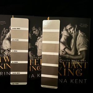 Morally Grey is My Favorite Color Paint Swatch Bookmark/ Grey Bookmark/ Bookmark/ Paint Swatch Bookmarks/ Book gifts