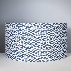 Indigo blue best sale lamp shade