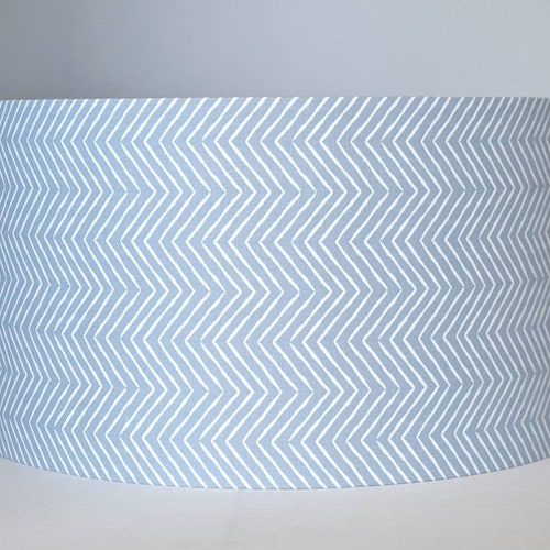 Geometric Fabric Lampshade Handmade by Vivid Shades Modern Etsy