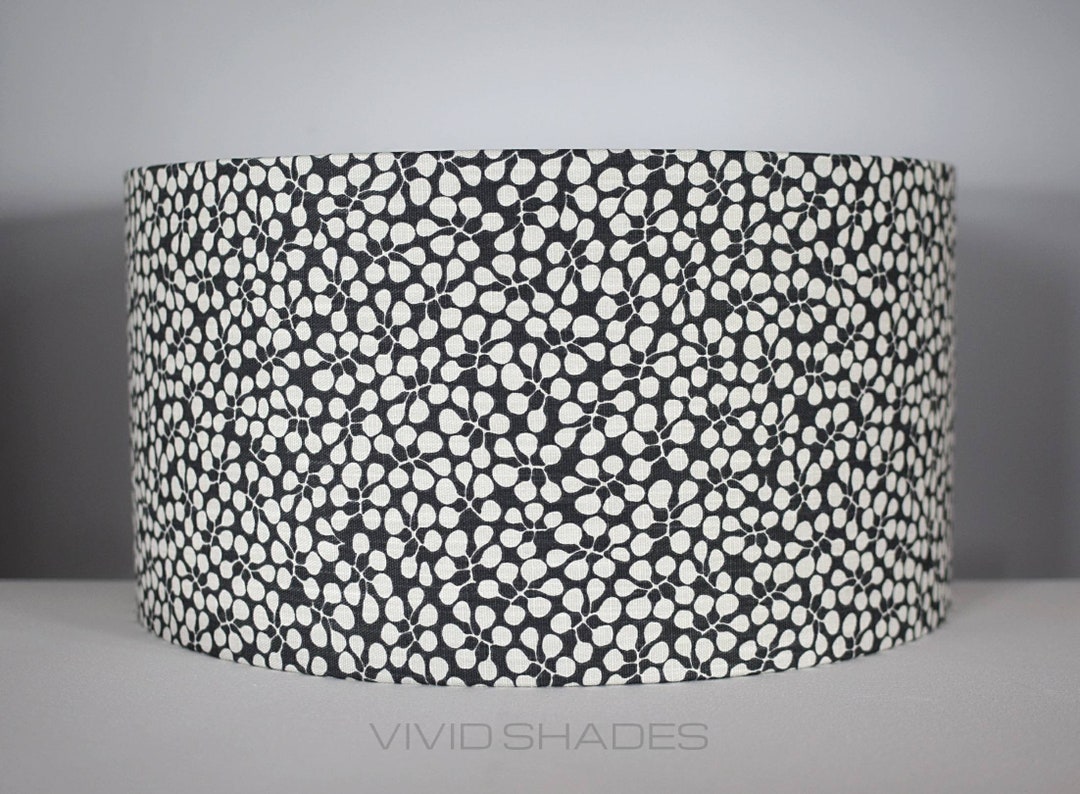 60cm Large Lampshade Scandinavian Fabric Handmade by Vivid Shades