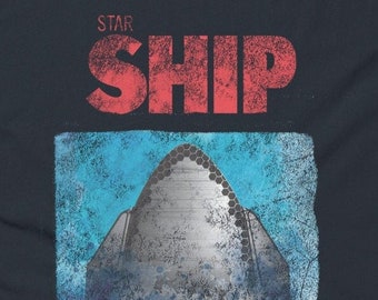 Starship Underwater Landing T-Shirt - Jaws Edition