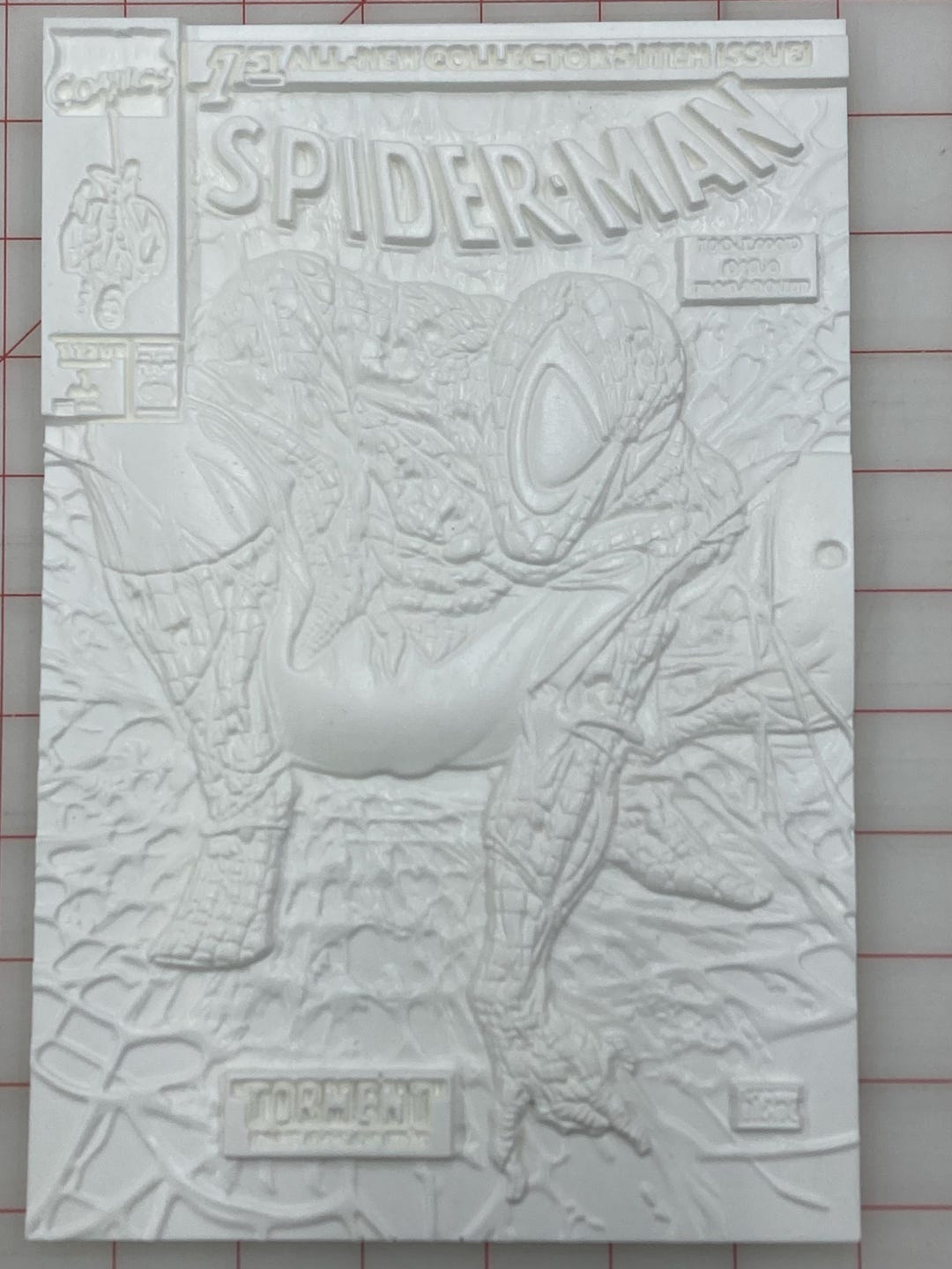 Casted Comic Book Relief : Spider Man Cover - Etsy