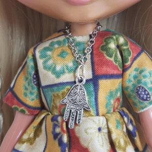 Blythe Doll Doll Hamsa Necklace