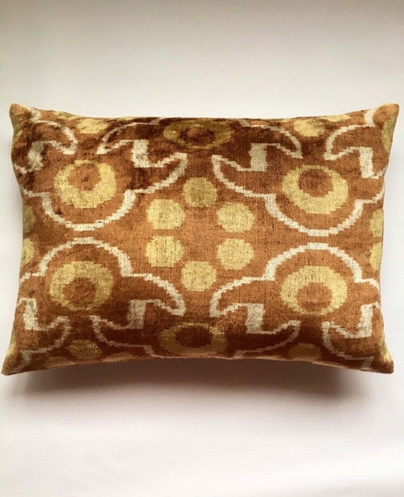 gold velvet pillow shams