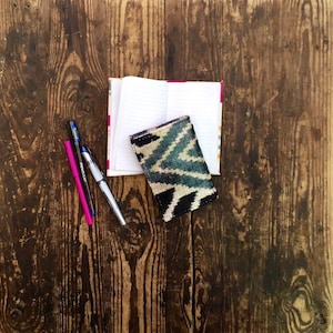 Velvet Fabric Agenda - agenda vuota di carta foderata / Silk Velvet Soft Fabric Notebook Planner Book