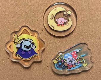 Kirby Acryl Pins