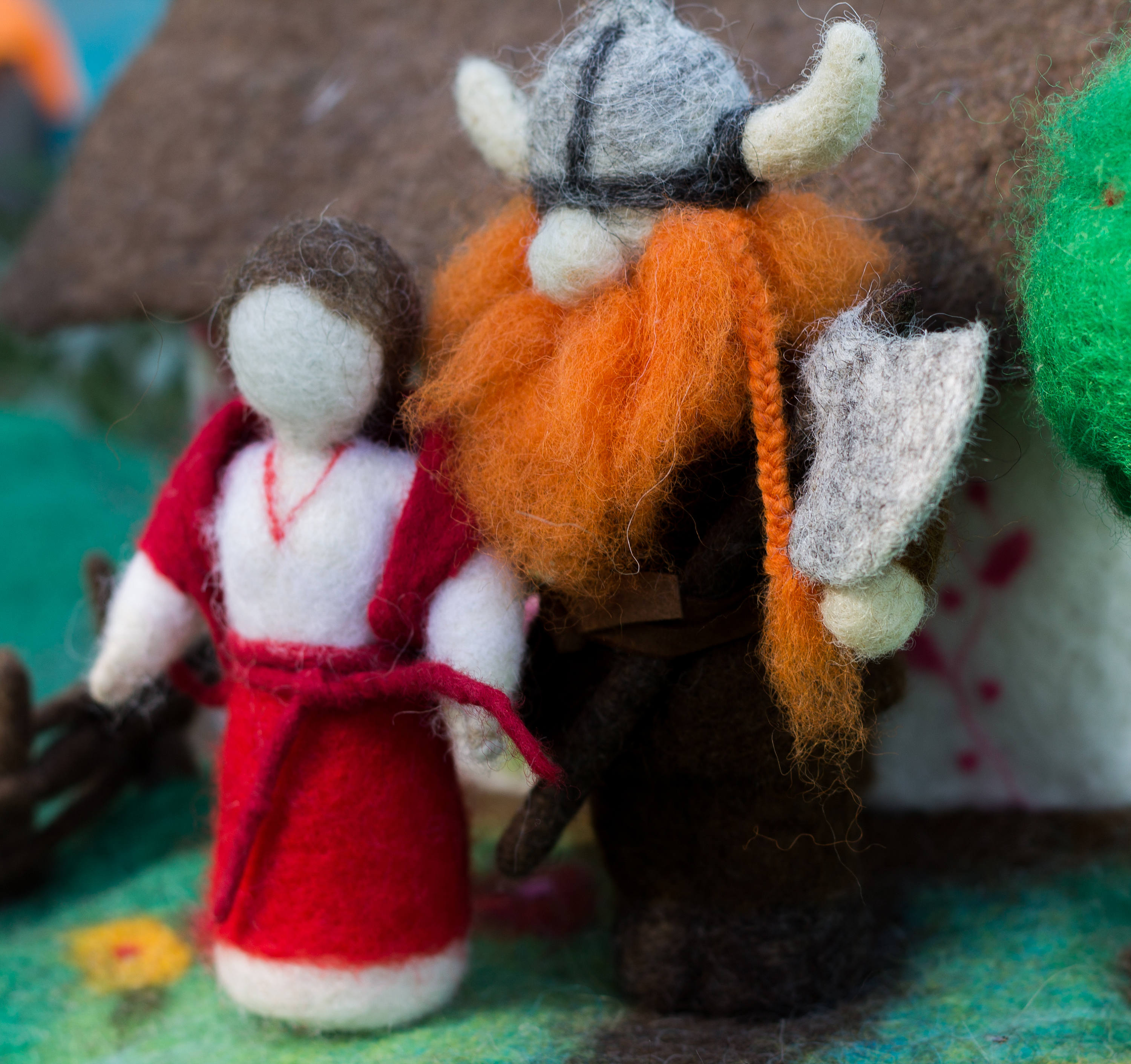 Needle Felted Viking. Icelandic art. Viking doll. Historical Etsy