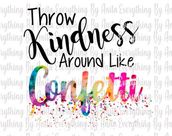Around Like Confetti Etsy