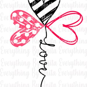 Heart Love Clover Valentines PNG file Please Read Description