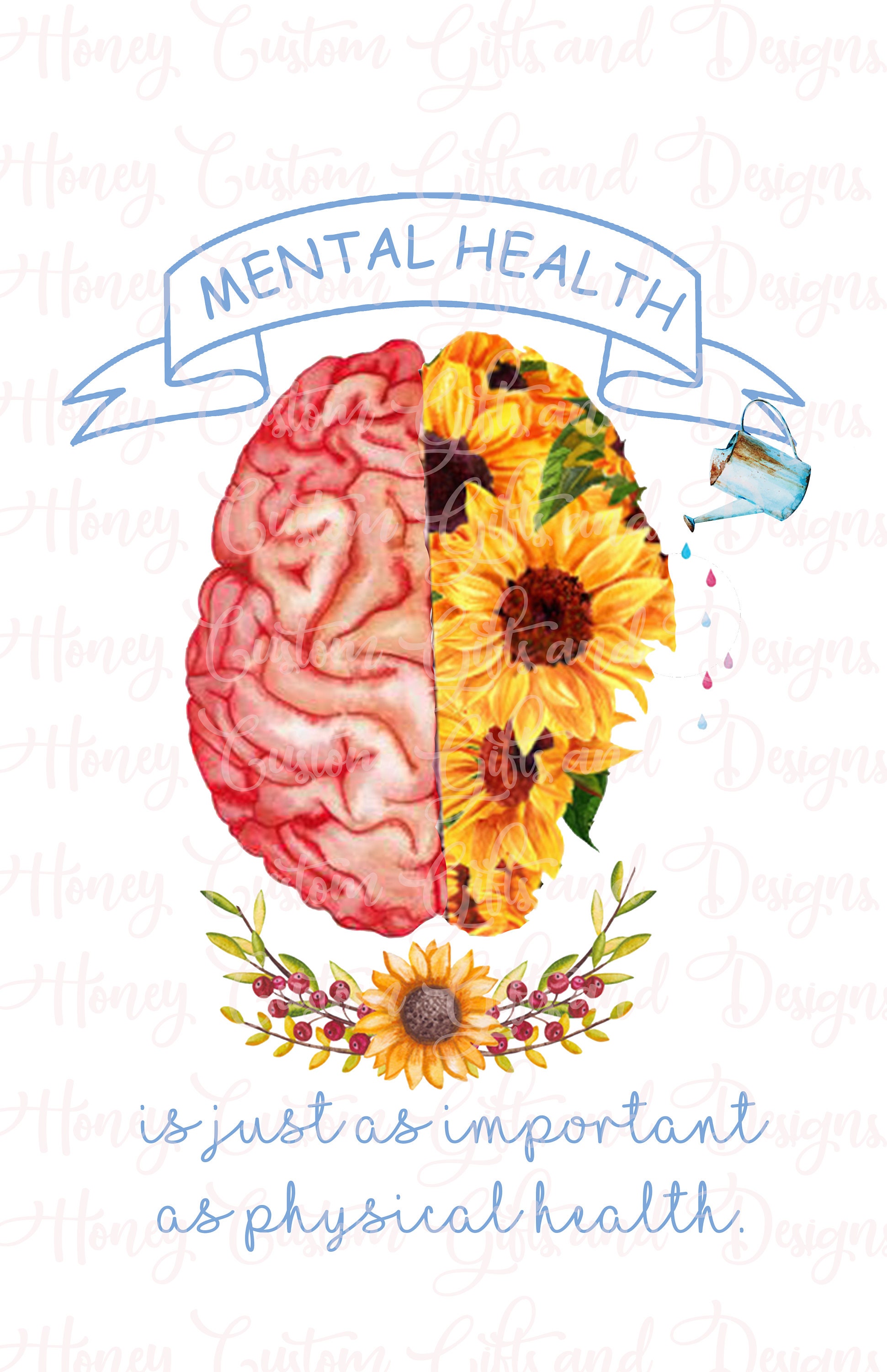 Mental Health Is Just As Important As Physical Healthpng File Etsy