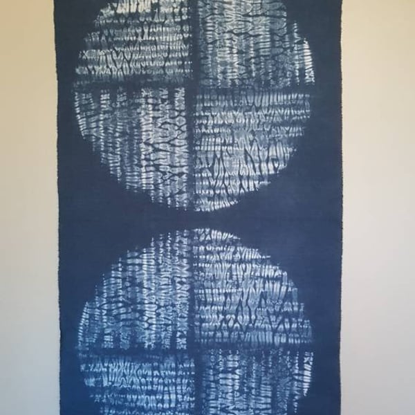 Shibori Wall Hanging Etsy