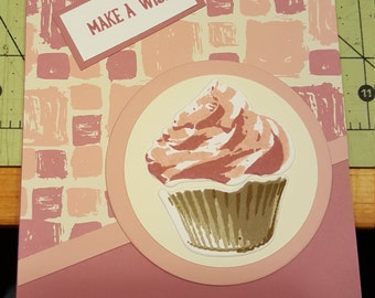 Happy Birthday Cupcake card