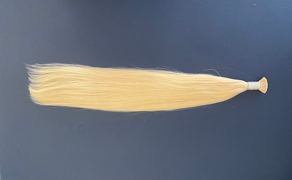 I-Tip Hair, Double Drawn 18"(to 19") and 22“(to 23") , 100% Remy Human Hair, Moonlight Platinum Blonde,100 st./ pack, 1g/strand