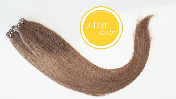 Color#12 ASH BROWN, Tape in Hair Extension, 22 Inches,Silky Straight,100% Virgin Remy Human Hair,  48pcs/pack, 120g/pack