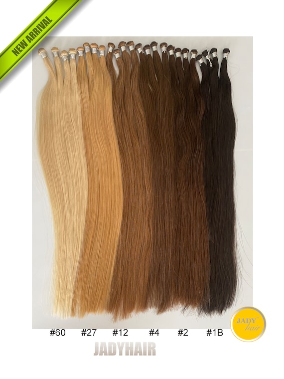 Hand Tied wefts, 100% Human remy hair, 20"(21") 50g/pack including 4pcs, Seam width 11", various colors, good for combo