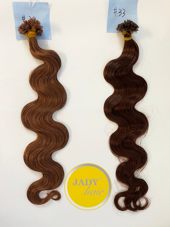 22" Remy Hair Extension: Flat-Tip, Auburn #30, 1g/strand, 75strands special
