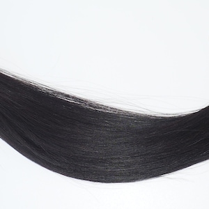 I-Tip ヘアエクステンション、ダブルドローイング 18-19 インチおよび 22-23 インチ、100% バージン レミー人毛、カラー #IB OFF ブラック、100 ストランド/パック、1g/ストランド