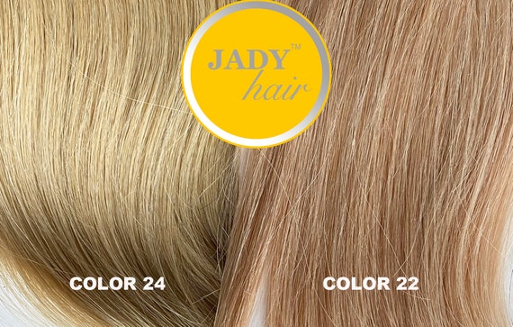 Tape in Hair Extension, 22 Inches,Silky Straight, 100% Virgin Remy Human Hair, Color #22(Sunny Blonde), 48pcs/pack, 120g/pack