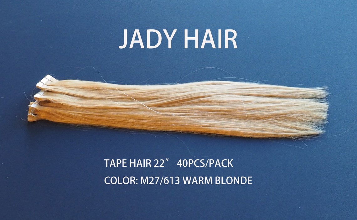 100 Virgin Remy Hair Tape Hair 22 Color M27 613 Etsy