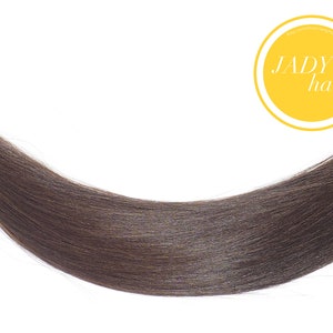 I-Tip ヘアエクステンション、ダブルドローイング 18-19 インチおよび 22-23 インチ、100% バージン レミー ヒューマンヘア、カラー #2 ダークブラウン、100 ストランド/パック、1g/ストランド