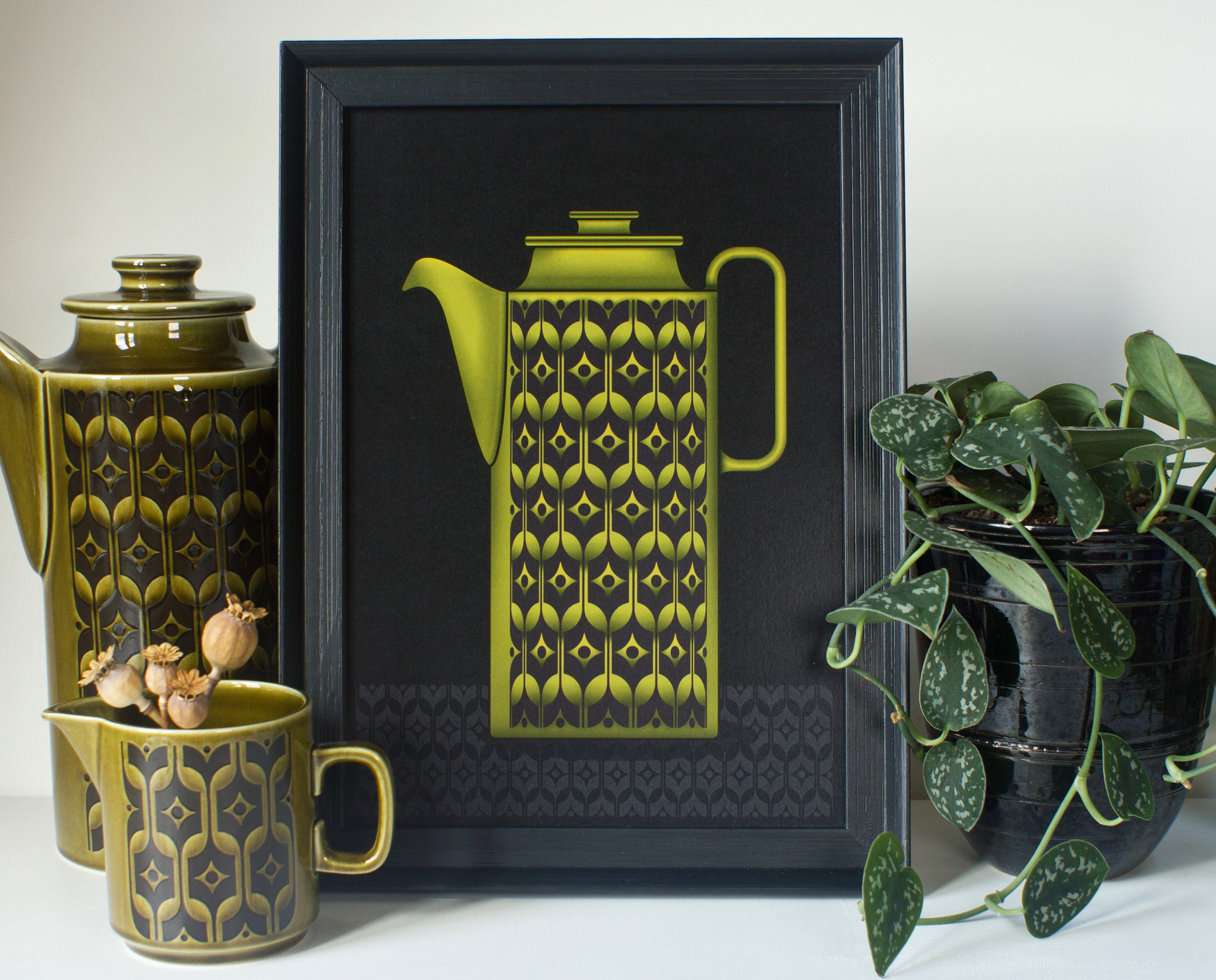 Green Black Hornsea - Etsy