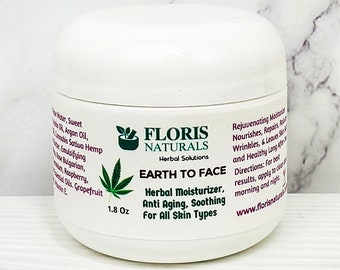 Face Moisturizer Natural Organic Cream Chemical-Free Dry or Oily skin Redness Itch Relief Deep Moisturizer Face Neck Hands