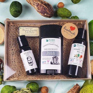 Man Gift Box – Dad Gift, Care Package for Him, Gift for Men, Spa Gift Box for Him, Gift for Him, All Natural Farm Made, Men Birthday Gift