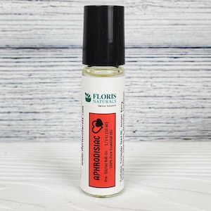 Aphrodisiac Roll-On Valentine Lover Gift Pure Essential Oils Grade A Organic Farm Made Mood Enhancer Perfume