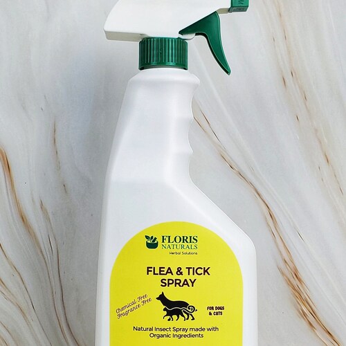 Flea & Tick Spray Natural Flea Spray Organic Flea Repellent Etsy