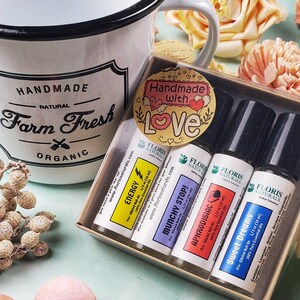 Essential Oils Gift Box- Self Care Gift Box, Aromatherapy Roll-Ons, Gift for Her, Care Package, Organic Essential Oils, Gift for mom