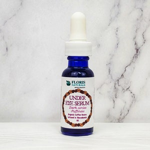 Under Eye Serum For Dark Circles Puffy Eyes, Organic Eye Serum, Tired Looking Eyes, Under Eye Treatment, Dark Spot Serum, Under Eye Bags
