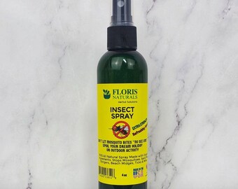 Insect Repellent, Natural Bug Spray, Organic Bug Spray, Tick Repellent, Non Toxic Bug Spray, Mosquito Spray, Chemical Free Bug Spray