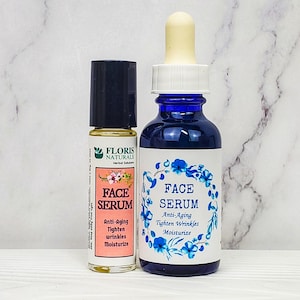 Face Serum, Natural Organic Face Serum, Anti Aging Serum, Tighten Wrinkles, Organic Skin Care, Moisturizer, Dark Spots Serum, Farm Made