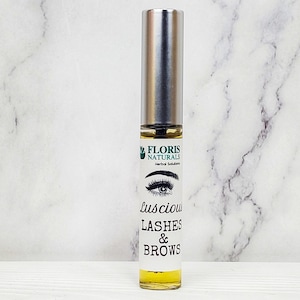 Organic Eyelash & Eyebrow Growth Serum with Castor Oil for Thick Lashes