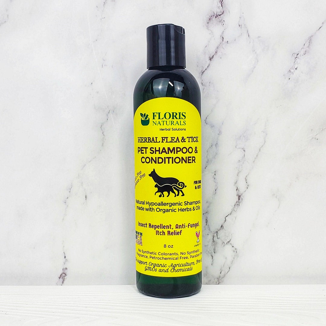 Picture of Flea & Tick Shampoo, Natural Flea Shampoo, Organic Flea Repellent, Bug ...