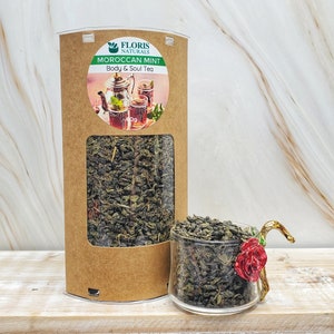Moroccan Mint Tea - Natural Tea, Loose Leaf Tea, Moroccan Tea, Green Tea, Tea Lover Gift, Housewarming Gift, Mint Tea, Medicinal Tea